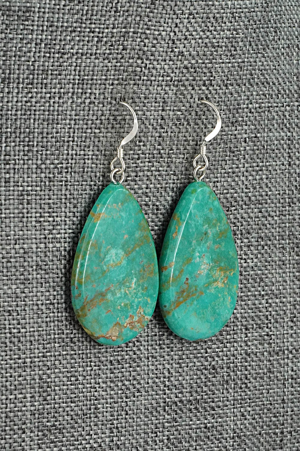 Turquoise & Sterling Silver Earrings - Tammy Nolcot