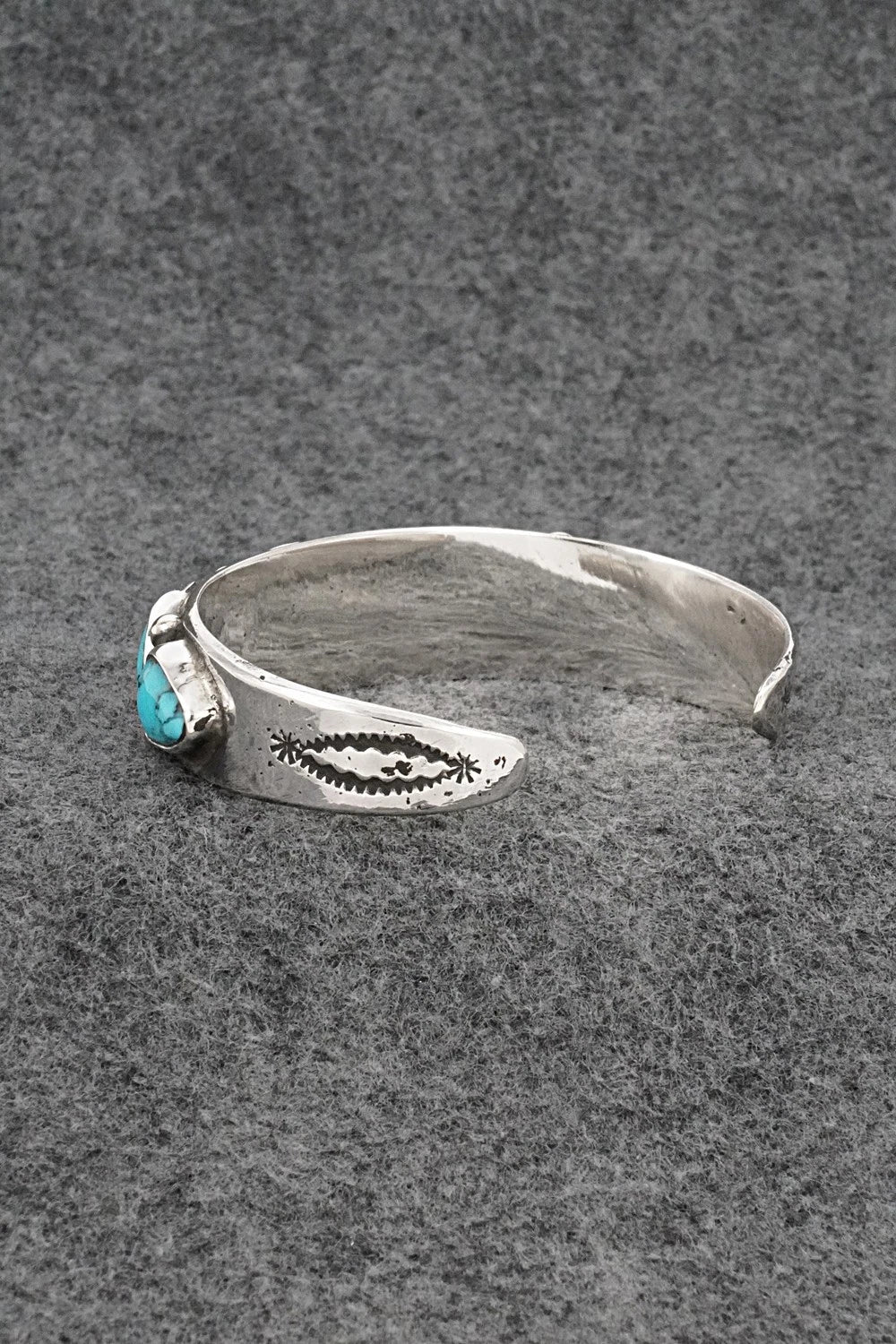 Turquoise & Sterling Silver Bracelet - Mike Platero