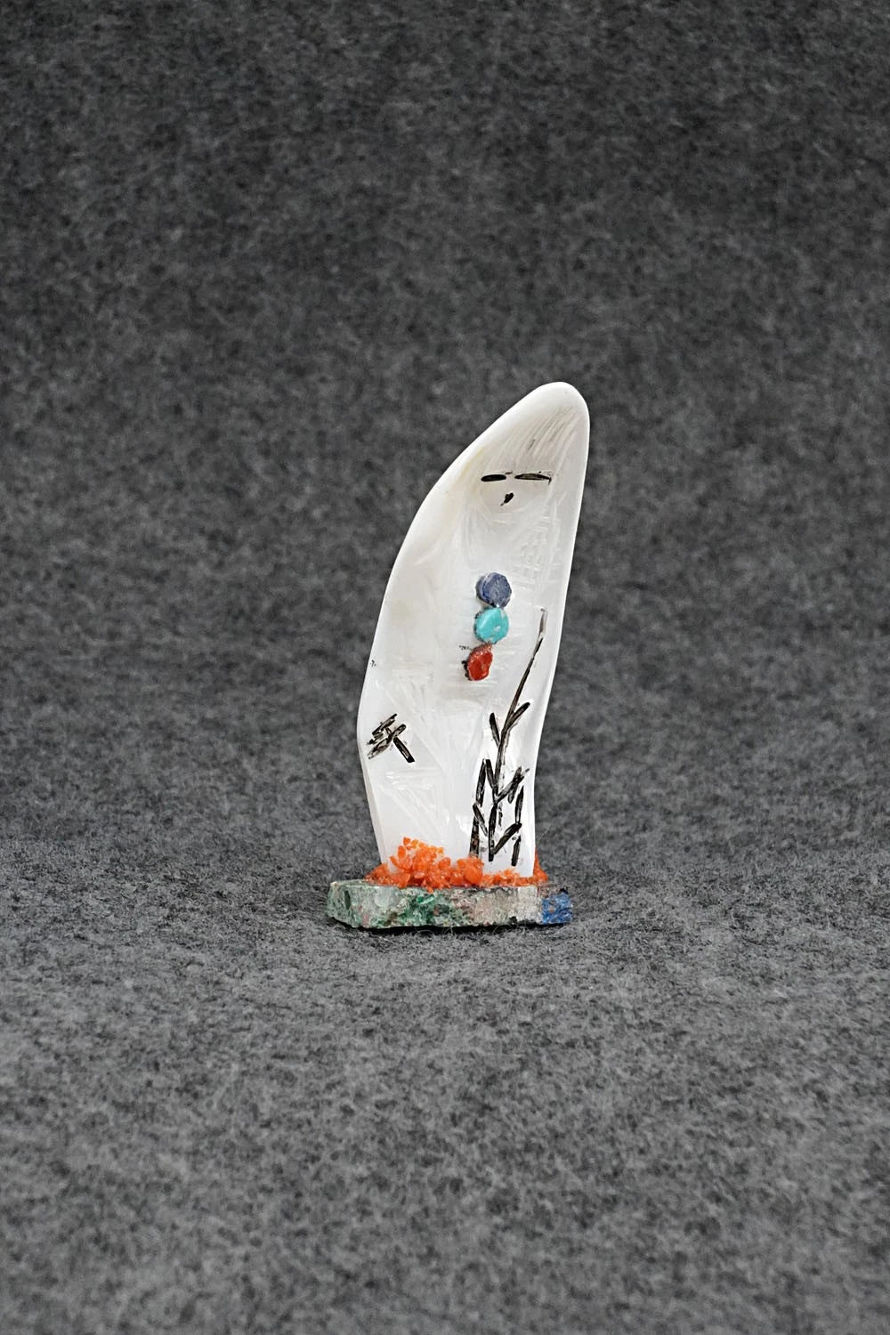 Corn Maiden Zuni Fetish Carving - Gloria Chattin