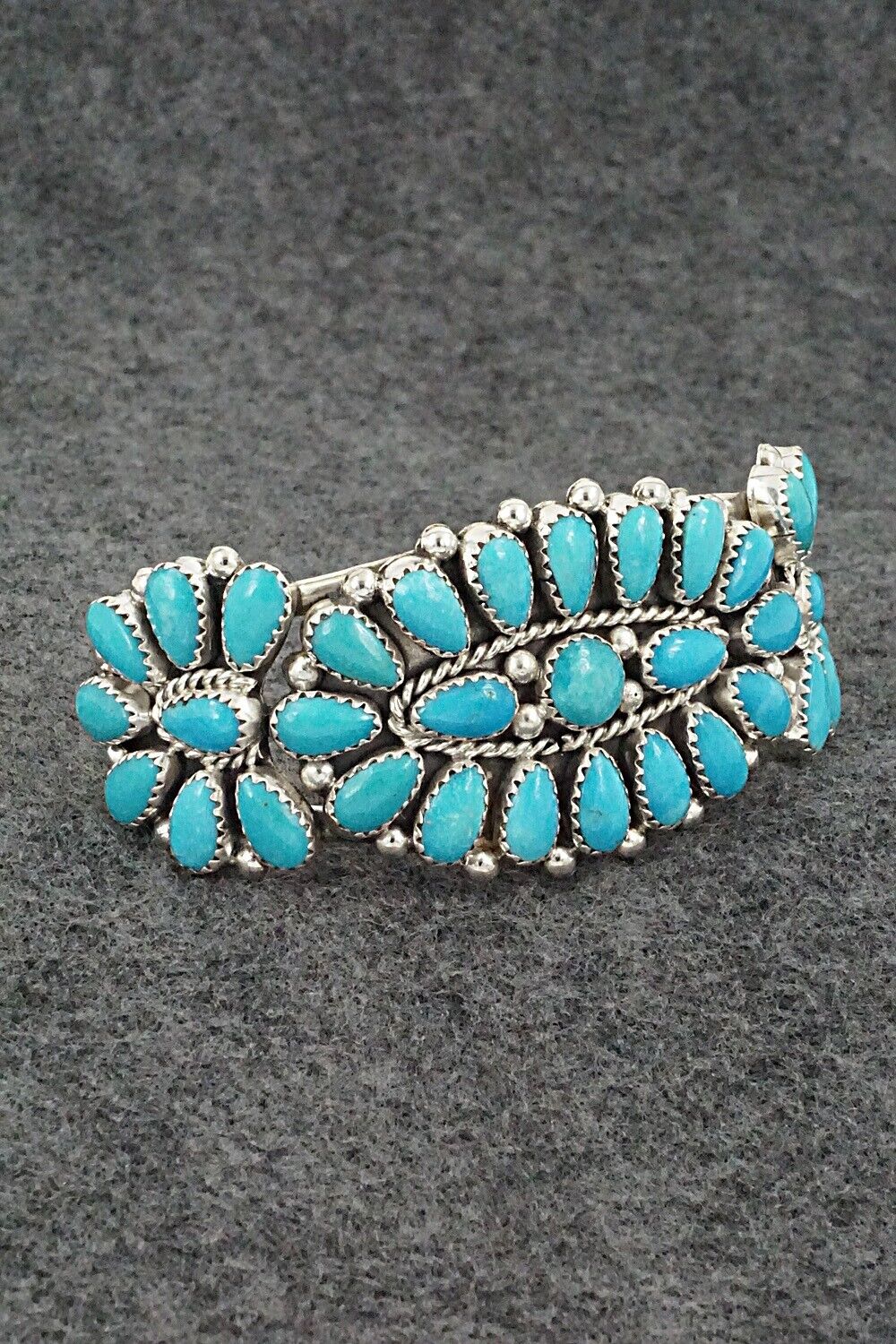 Turquoise & Sterling Silver Bracelet - Rodney Notah