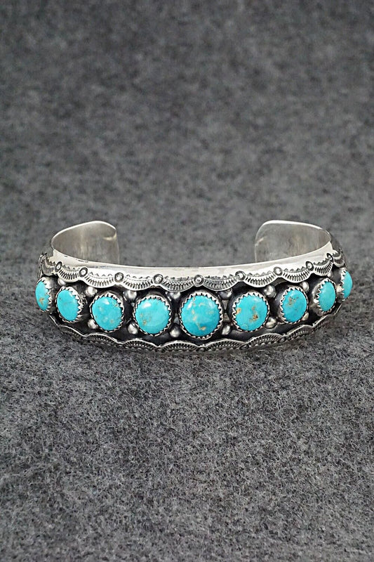 Turquoise & Sterling Silver Bracelet - Wilbert Muskett Sr.