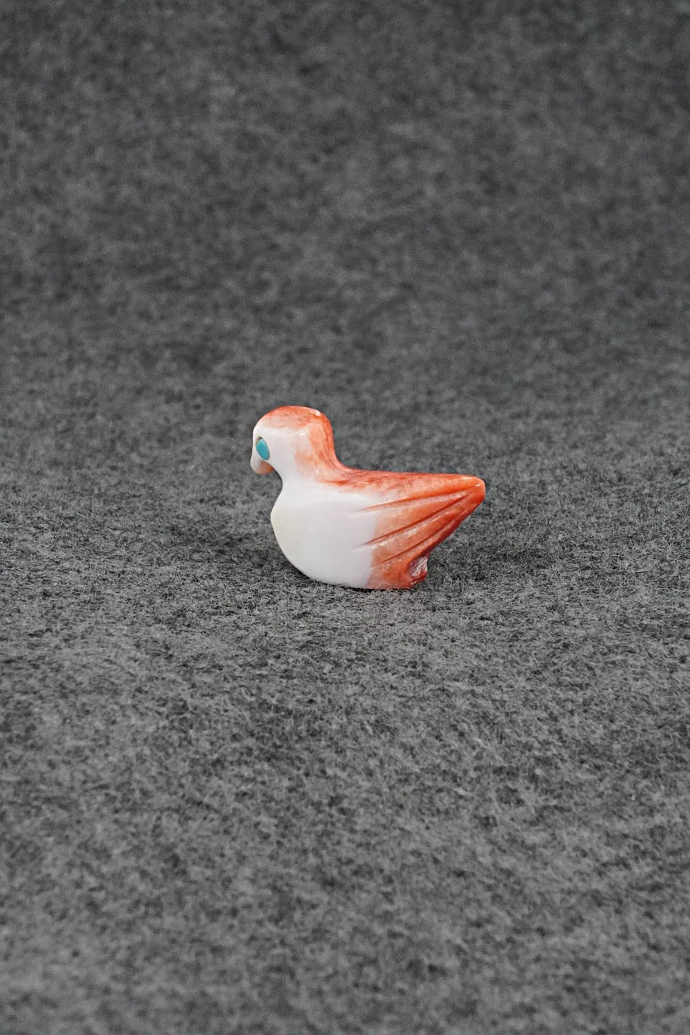 Duck Zuni Fetish Carving - Ronnie Lunasee