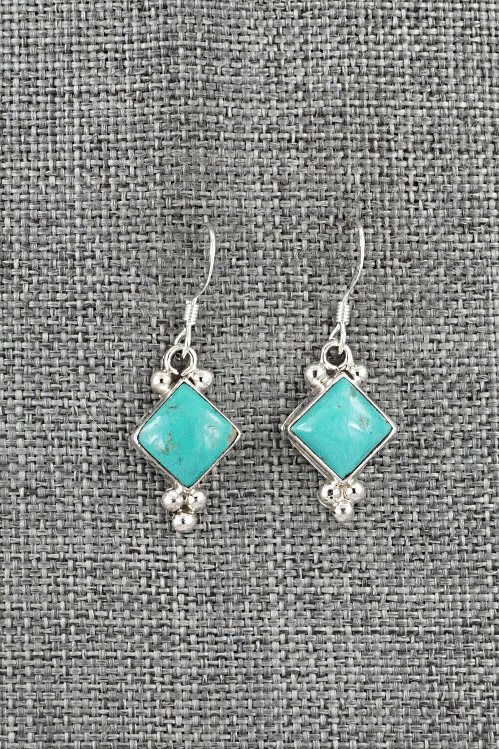 Turquoise & Sterling Silver Earrings - Sharon McCarthy