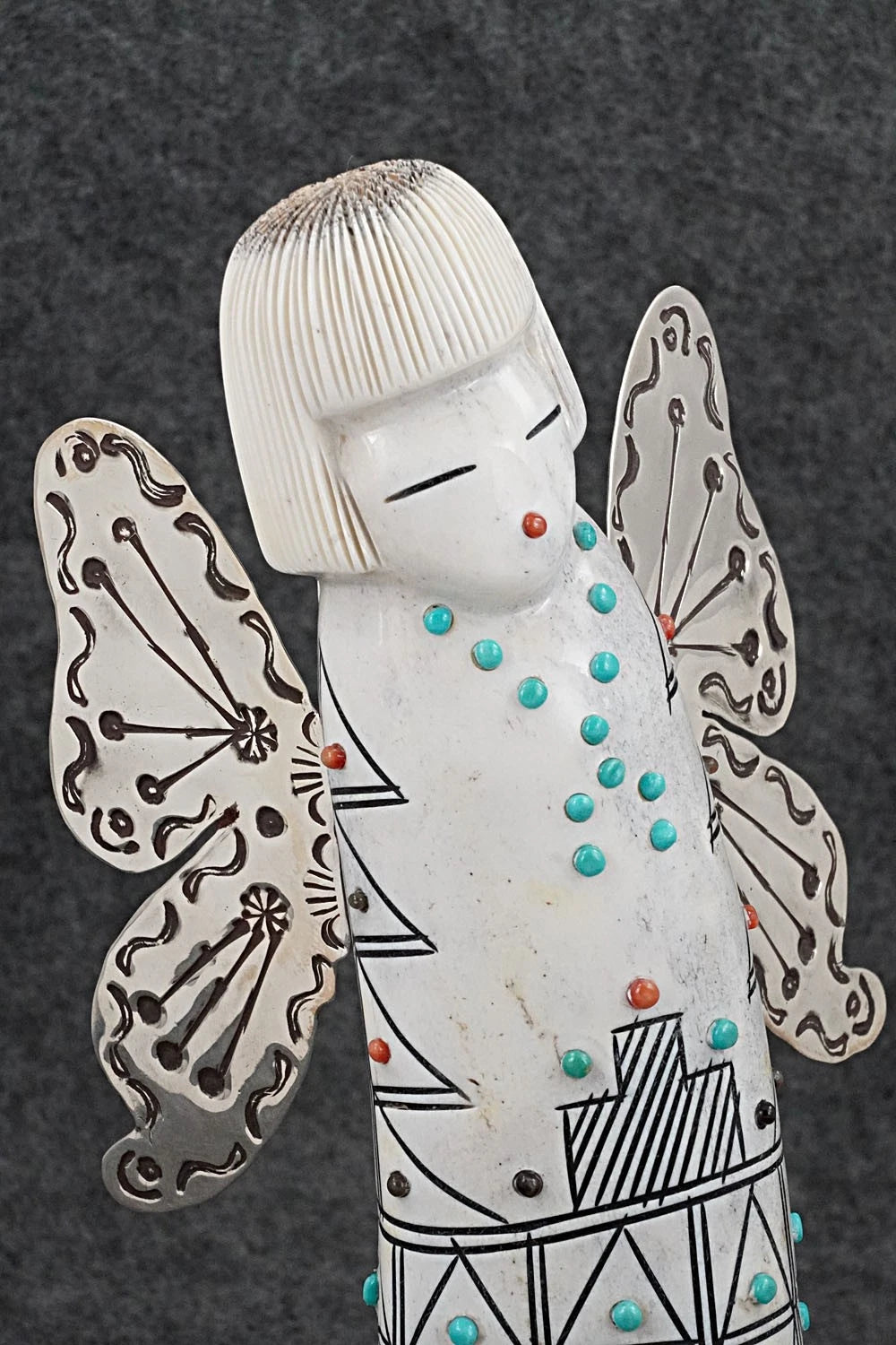 Angel Zuni Fetish Carving - Claudia Peina