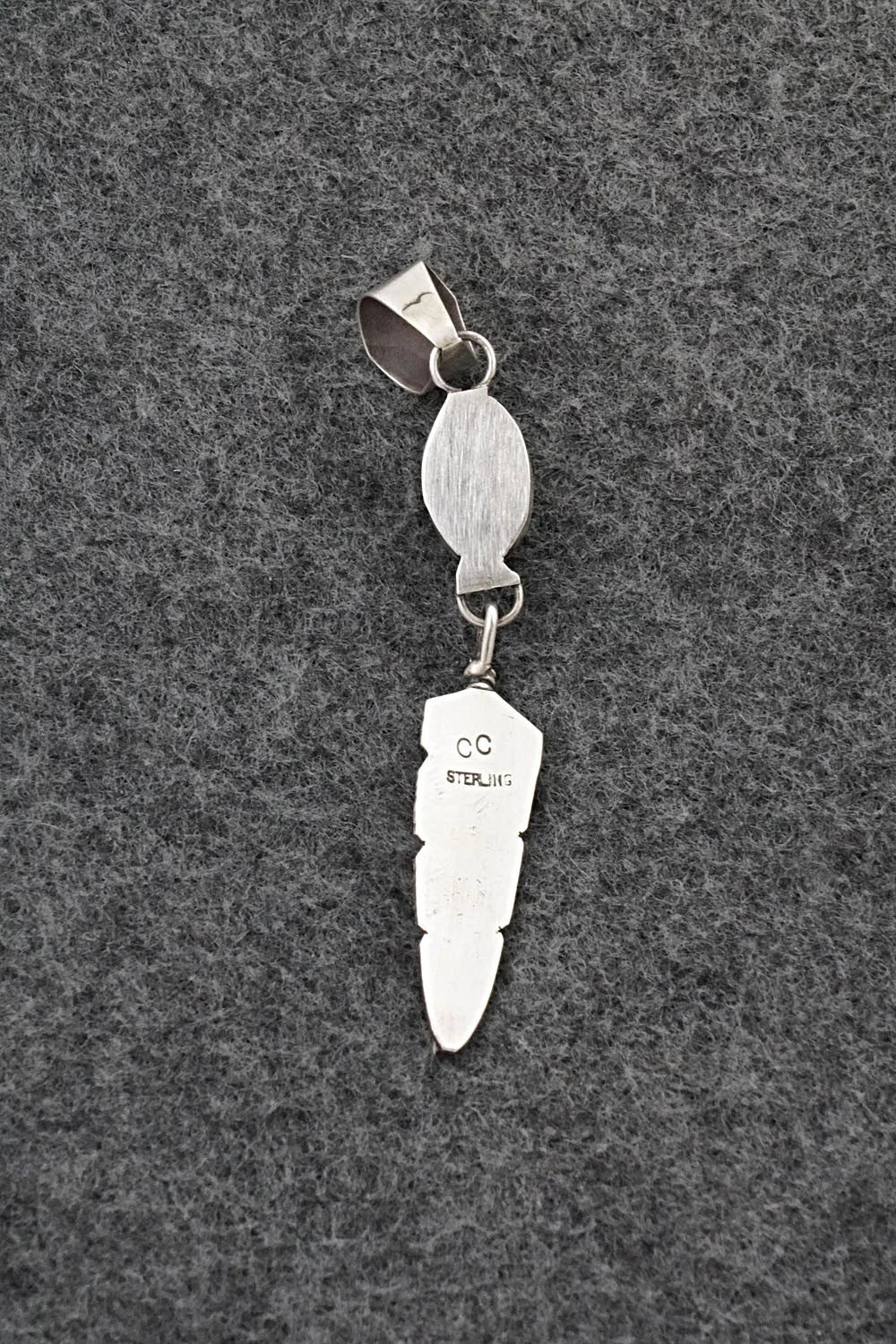 Turquoise & Sterling Silver Pendant - Chris Charley