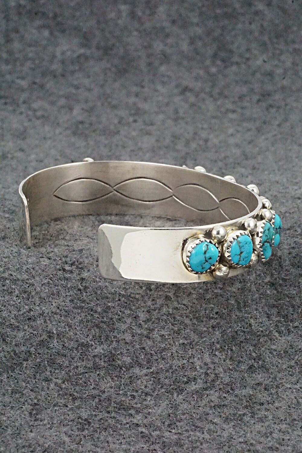 Turquoise & Sterling Silver Bracelet - Darlene Begay