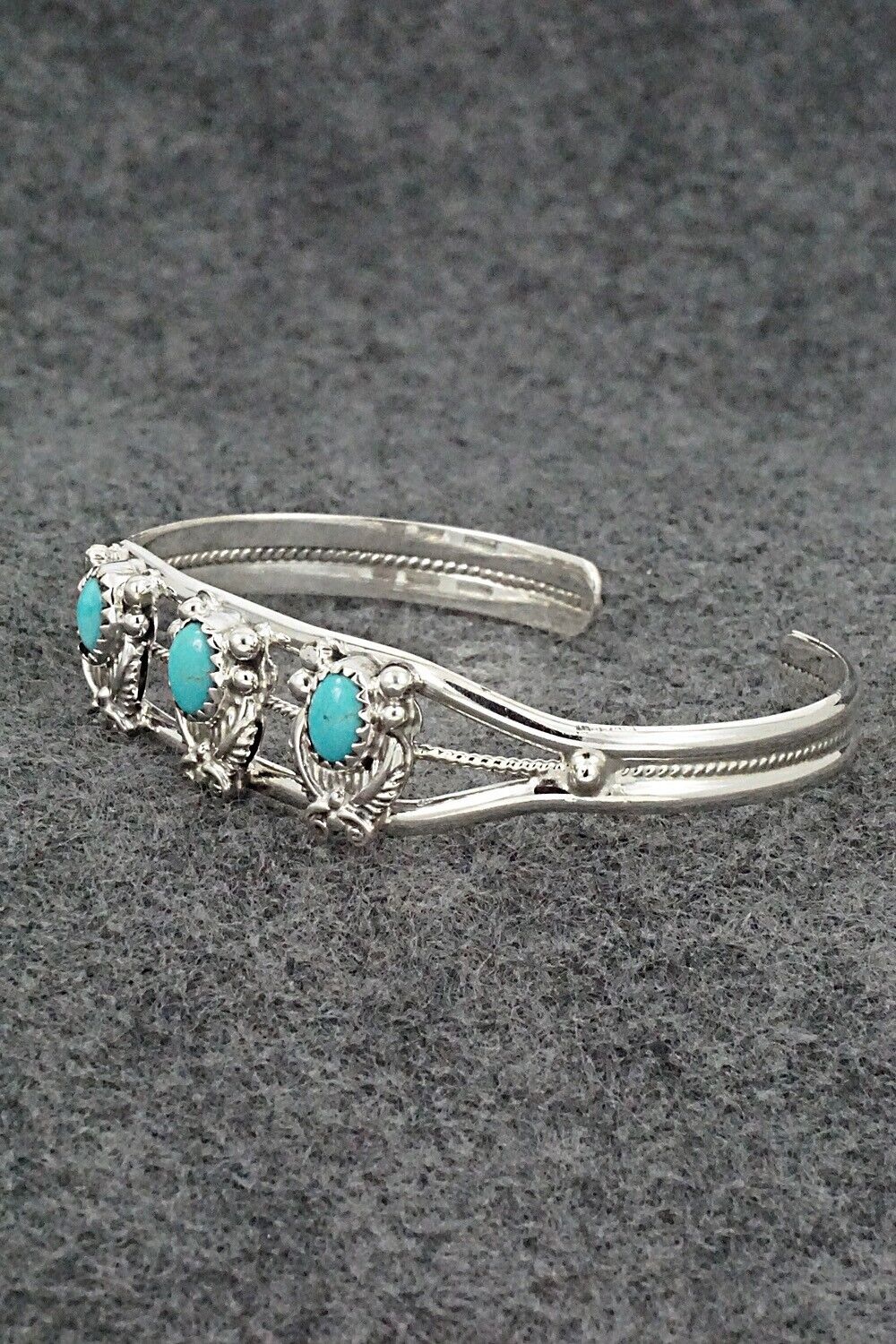 Turquoise & Sterling Silver Bracelet - Robert Martinez