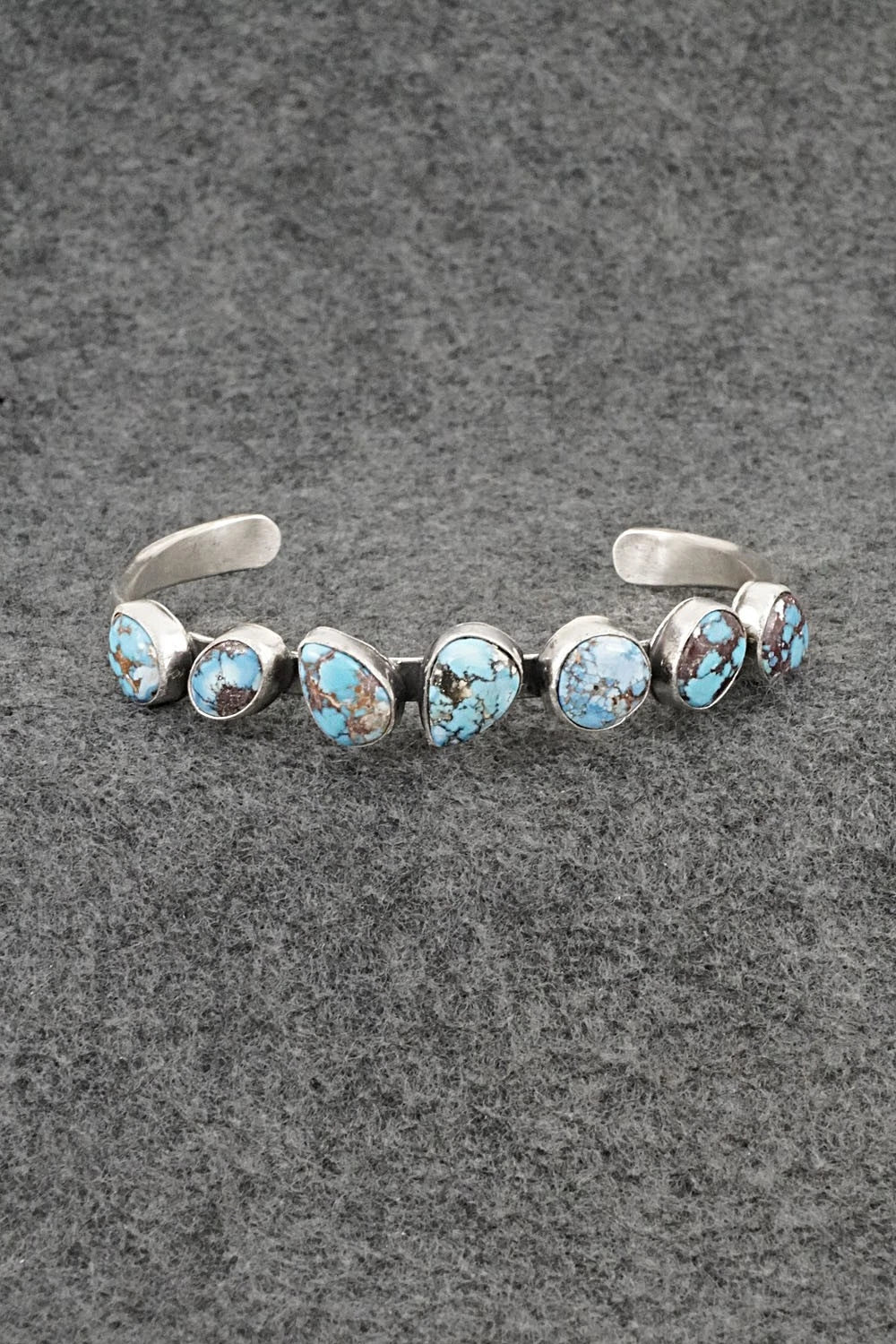 Turquoise & Sterling Silver Bracelet - Verley Betone