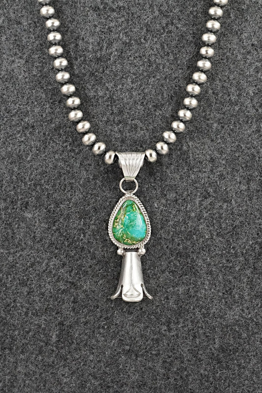 Turquoise & Sterling Silver Necklace - Samuel Yellowhair