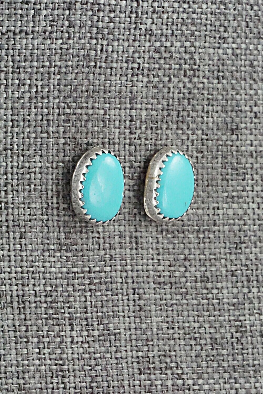 Turquoise & Sterling Silver Earrings - Annie Spencer