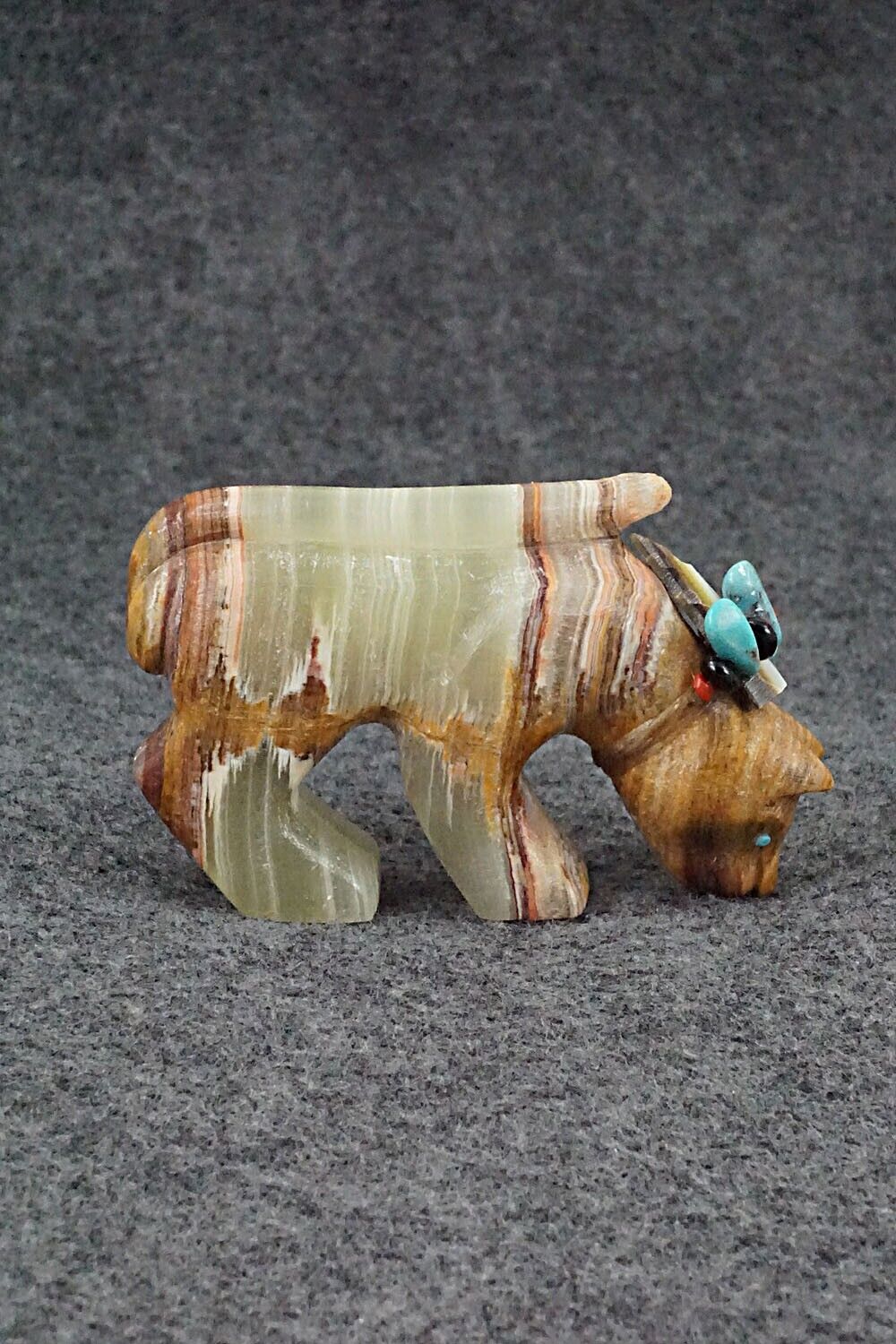 Mountain Lion Zuni Fetish Carving - Douglas Martza