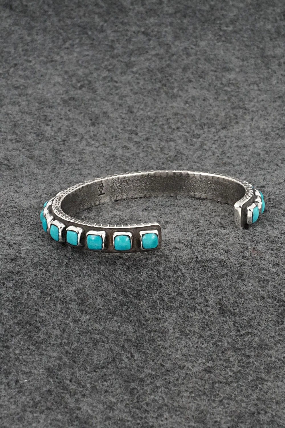 Turquoise & Sterling Silver Bracelet - Ernest Rangel