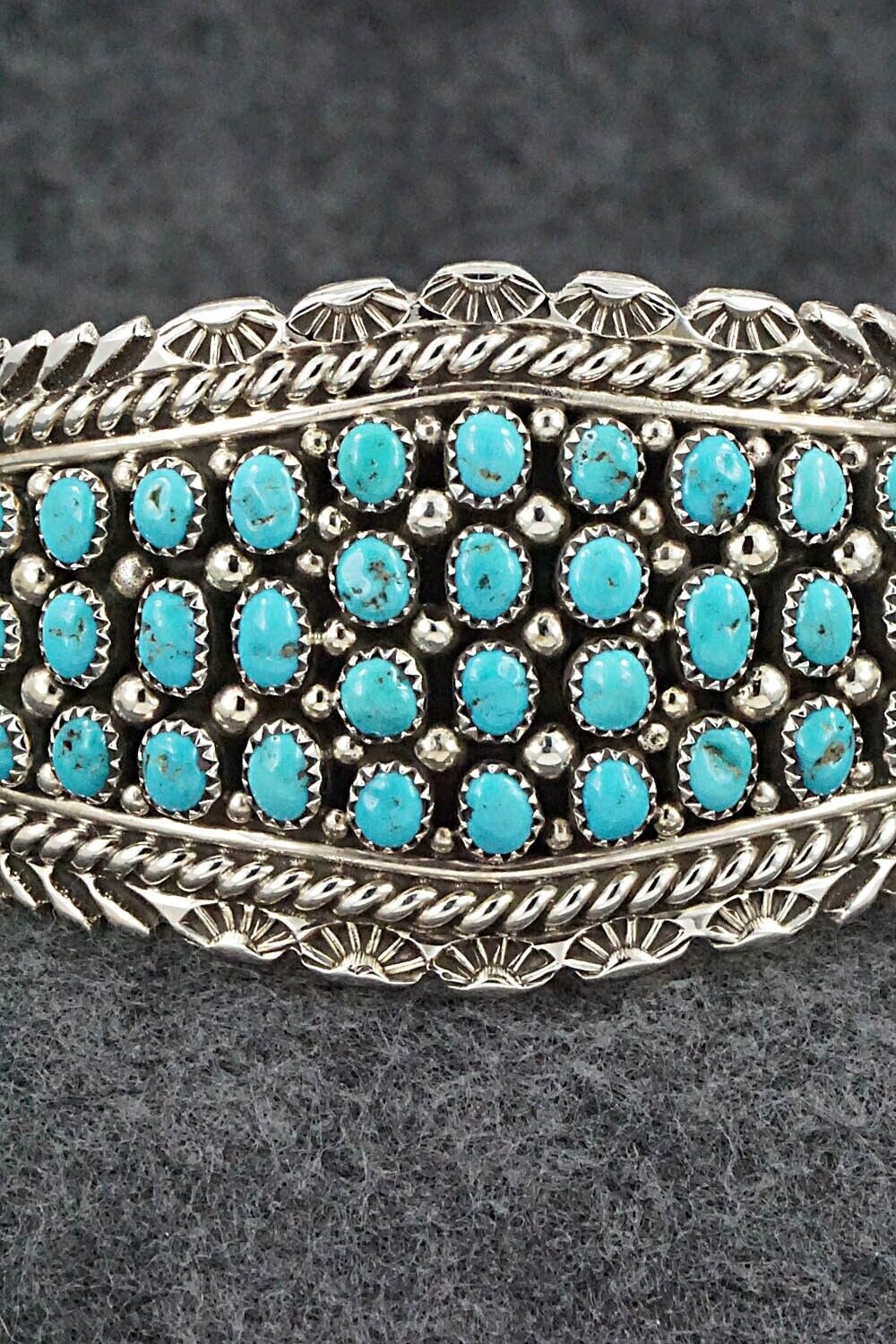 Turquoise & Sterling Silver Bracelet - Tina Jones
