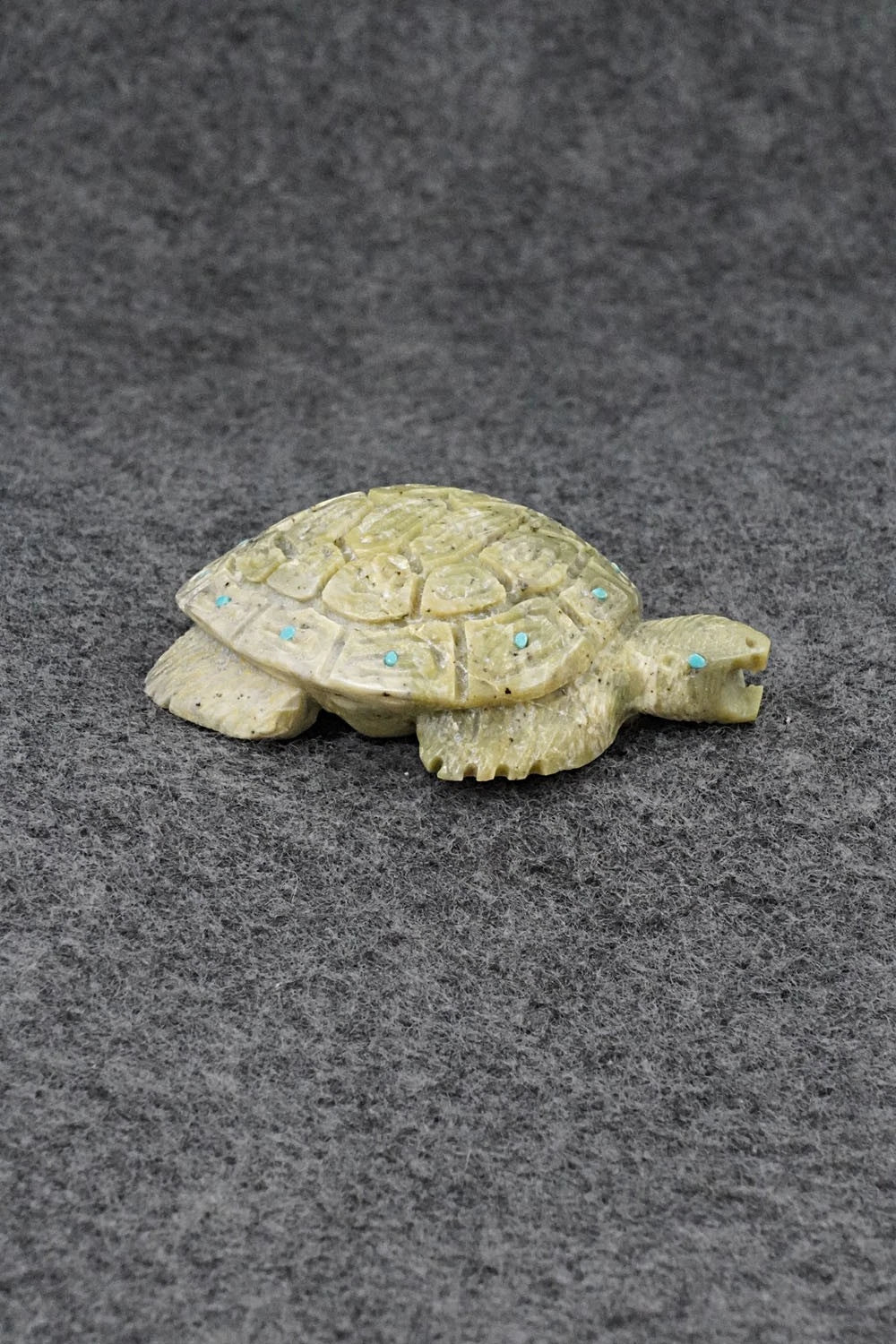 Turtle Zuni Fetish Carving - Adrian Cachini