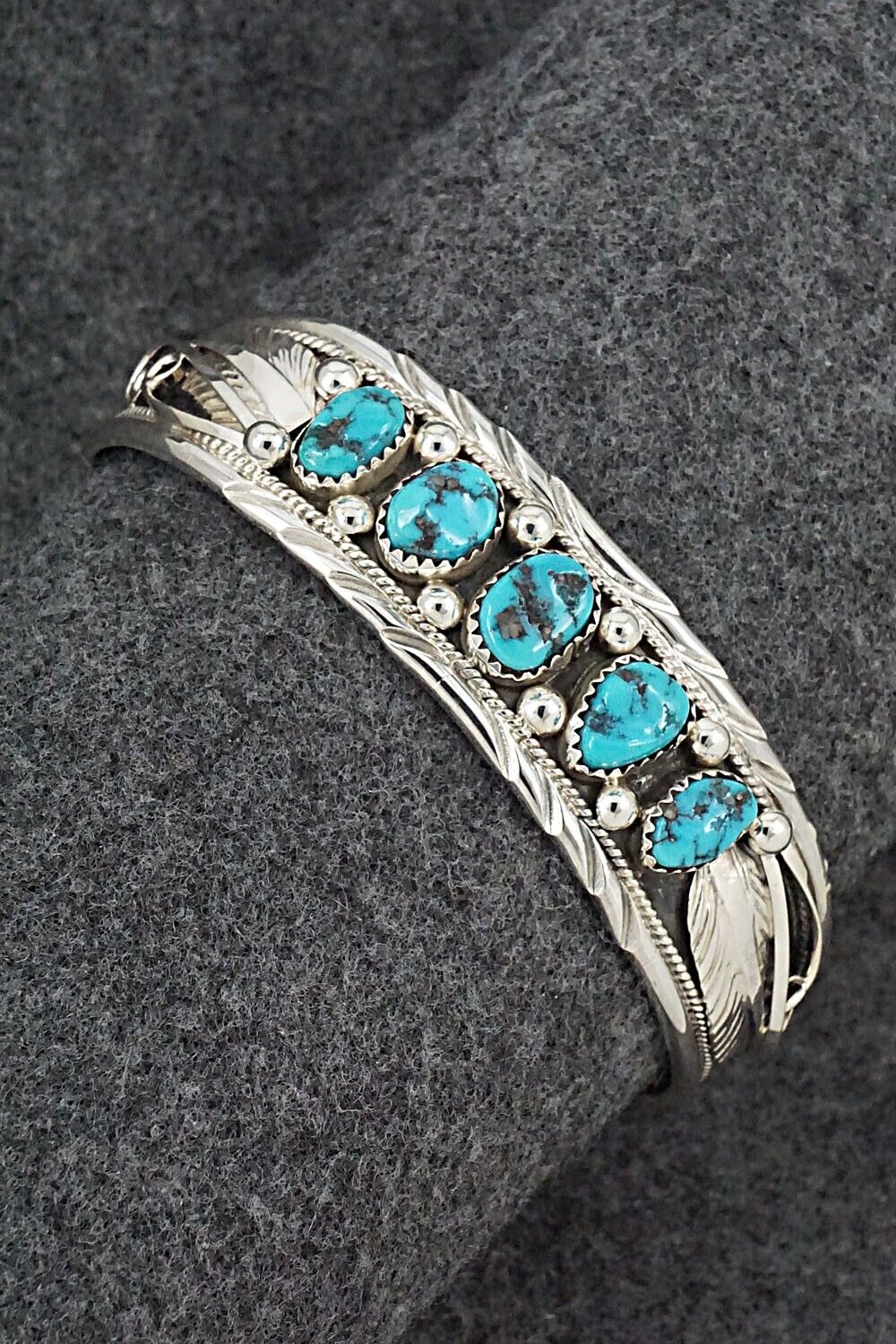 Turquoise & Sterling Silver Bracelet - Davey Morgan