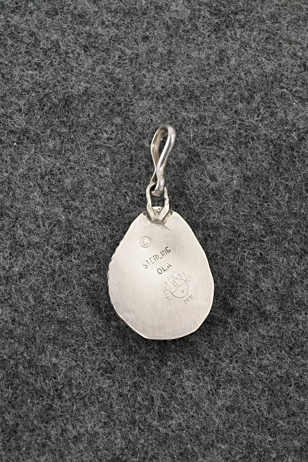 Multi-Stone & Sterling Silver Inlay Pendant - Ola Eriacho