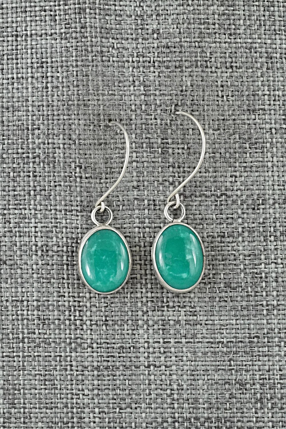 Turquoise & Sterling Silver Earrings - Rosemary Saunders