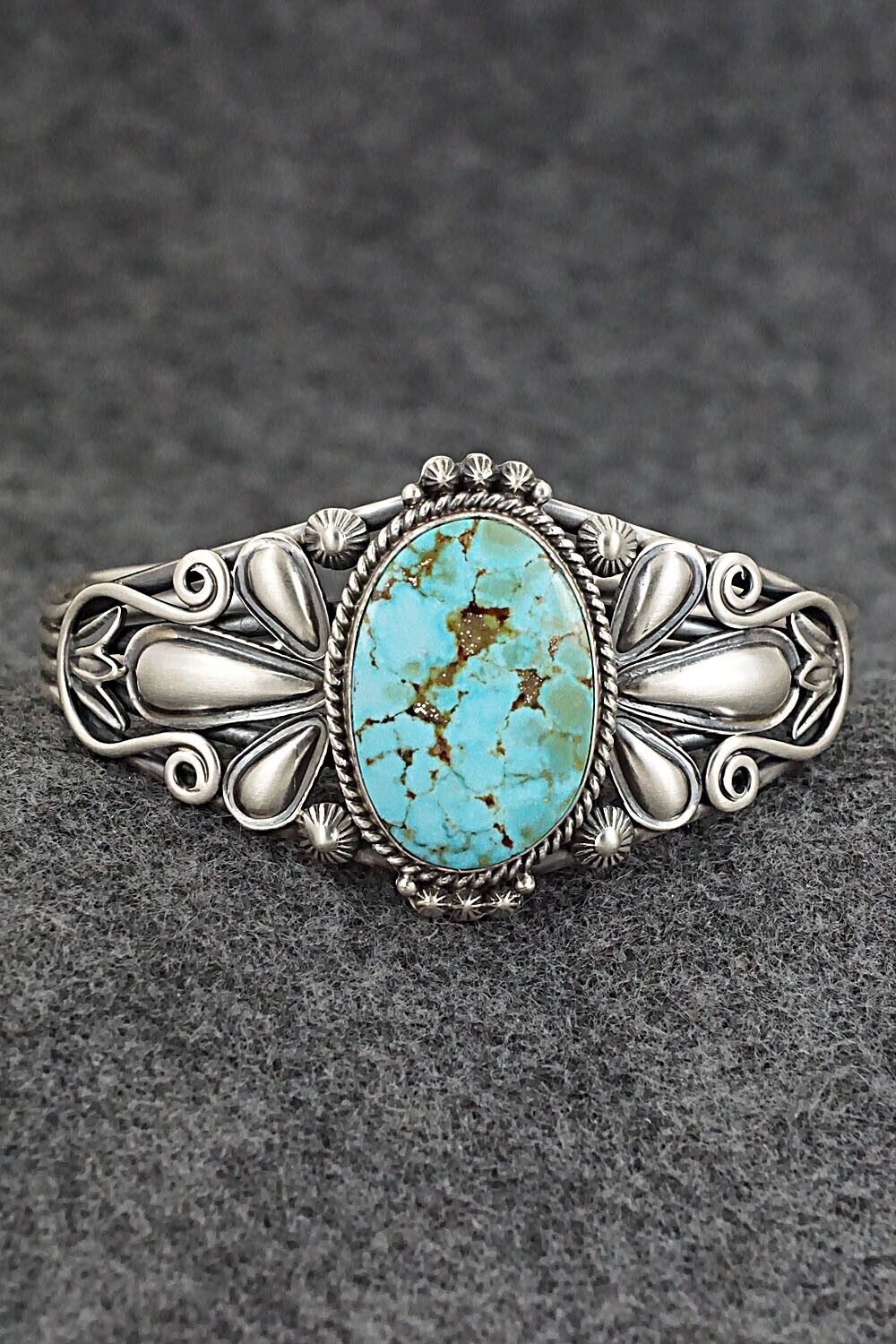 Turquoise & Sterling Silver Bracelet - Derrick Gordon
