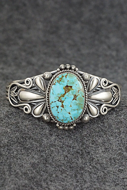 Turquoise & Sterling Silver Bracelet - Derrick Gordon