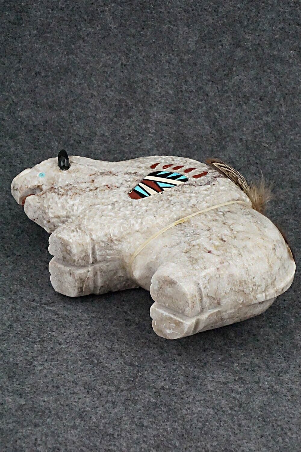 Buffalo Navajo Fetish Carving - Ben Livingston