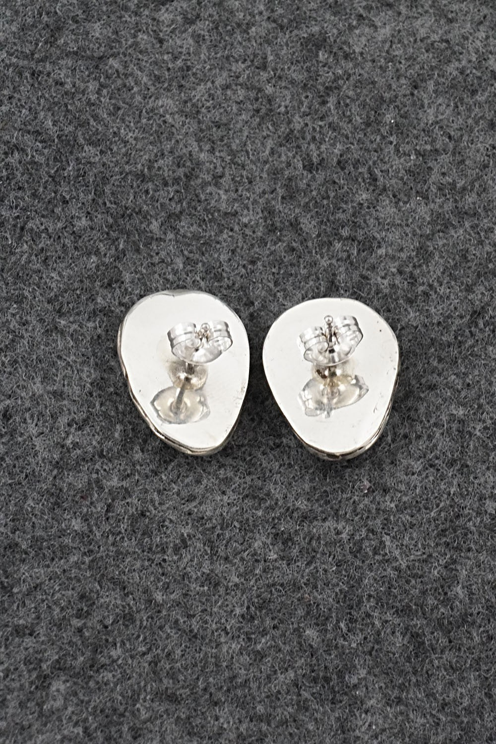 Turquoise & Sterling Silver Earrings - Ernest Hawthorne