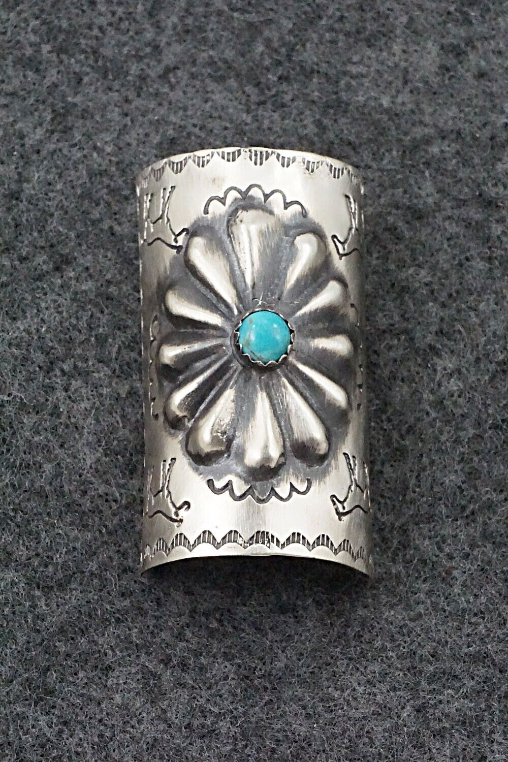 Turquoise & Sterling Silver Hair Pin - Arlene Soce