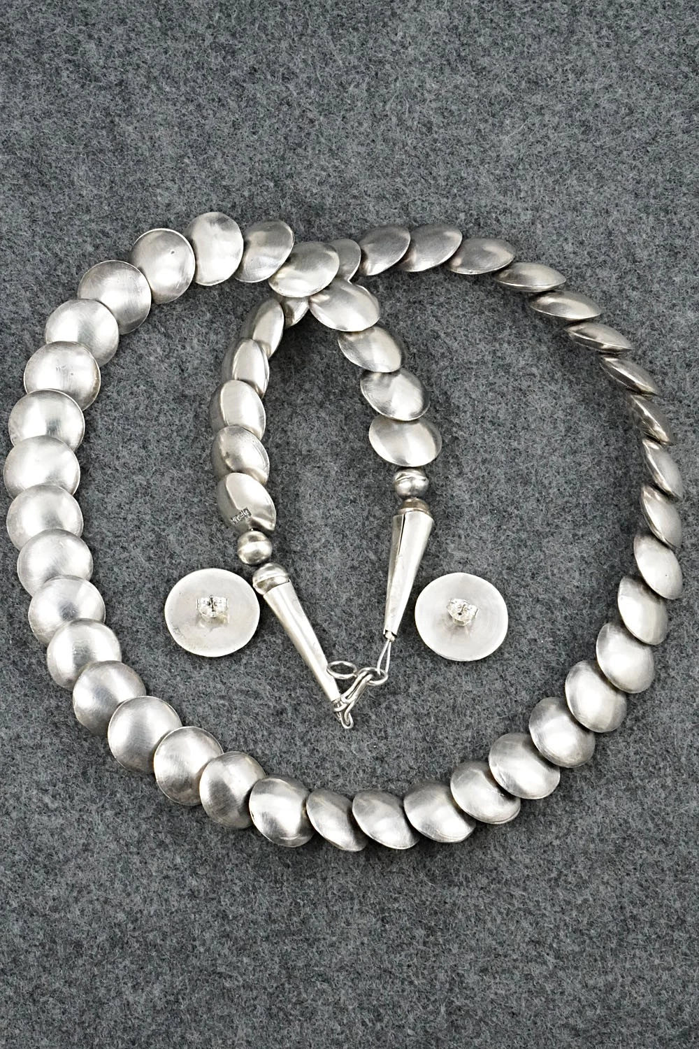 Sterling Silver Necklace and Earrings Set - Tim Thompson