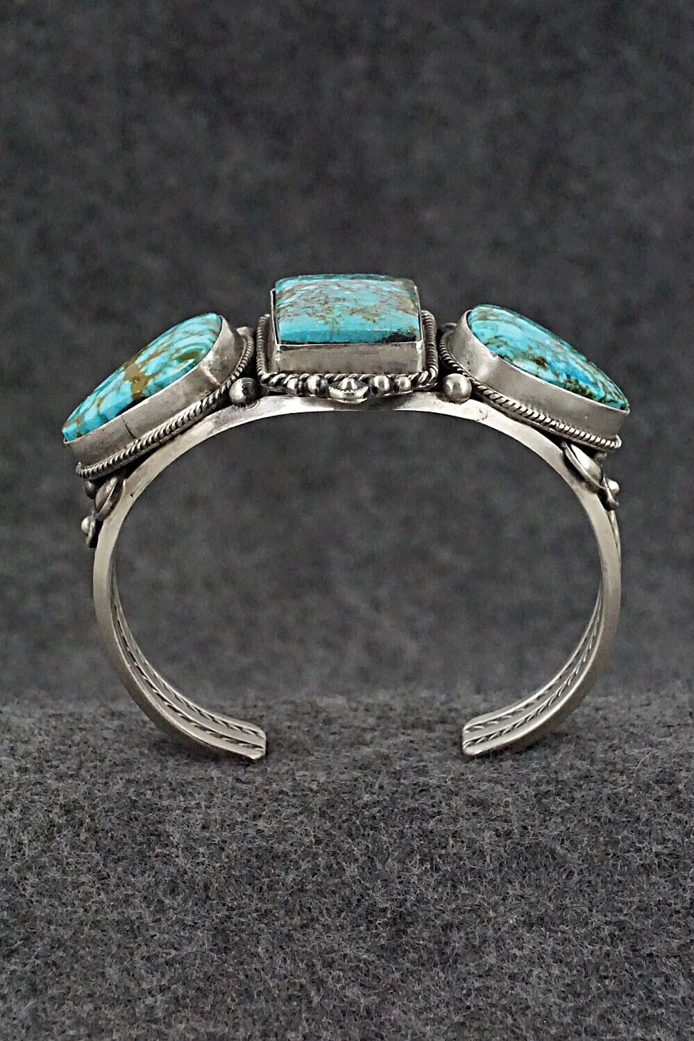 Turquoise & Sterling Silver Bracelet - Derrick Gordon