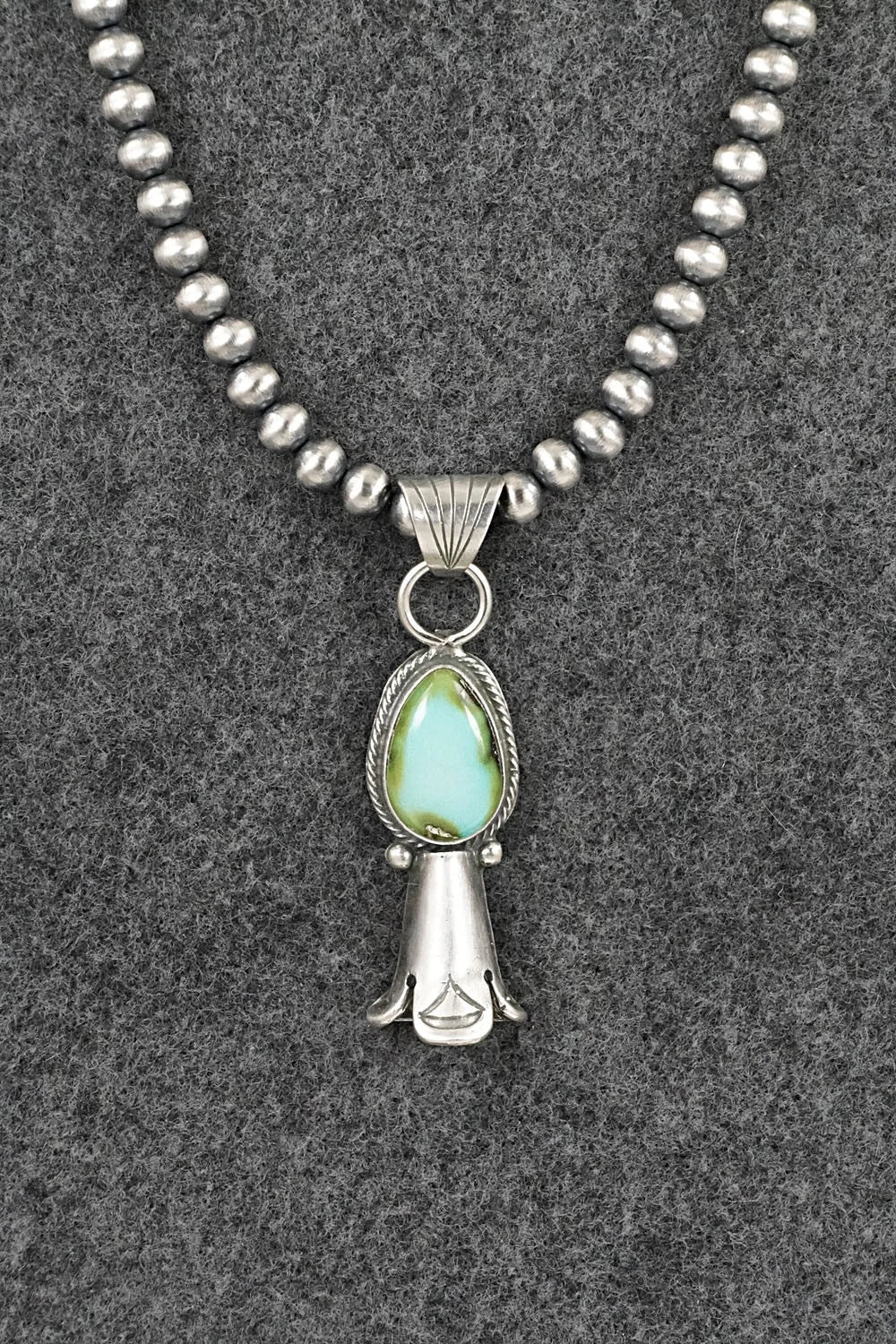 Turquoise & Sterling Silver Necklace - Sharon McCarthy