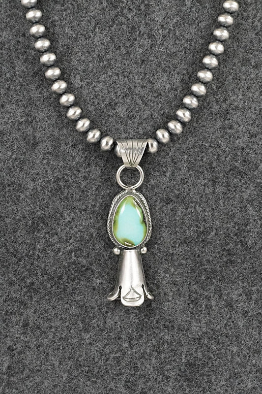 Turquoise & Sterling Silver Necklace - Sharon McCarthy