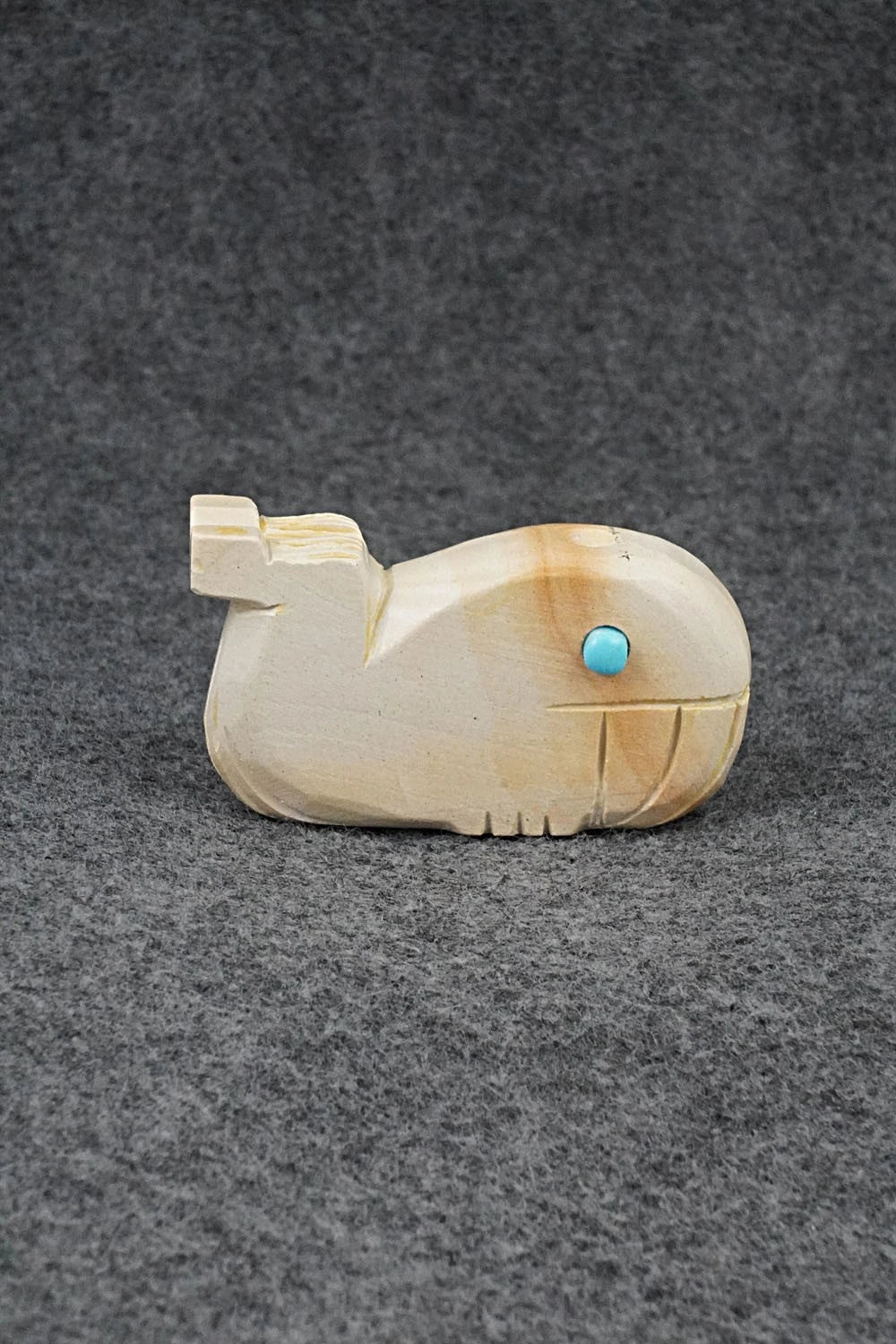 Whale Zuni Fetish Carving - Cody Chavez