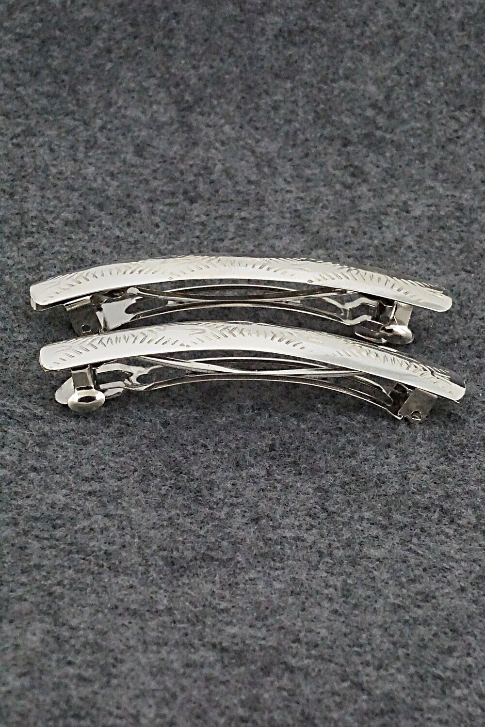 Sterling Silver Hair Barrettes - Randall Dalgai