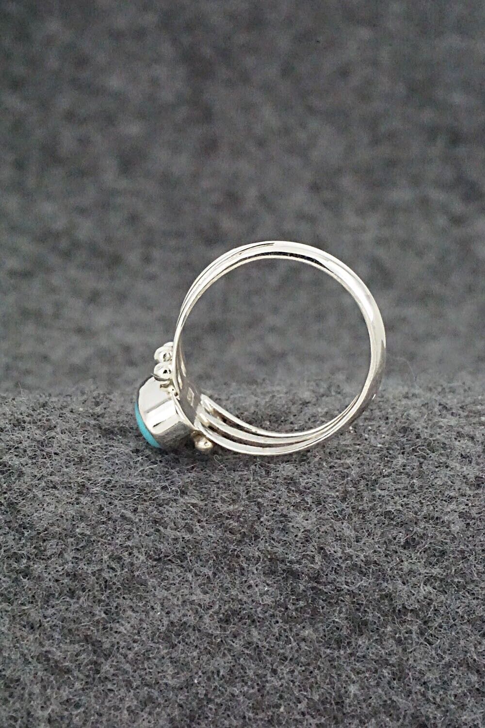 Turquoise & Sterling Silver Ring - Paige Gordon - Size 7