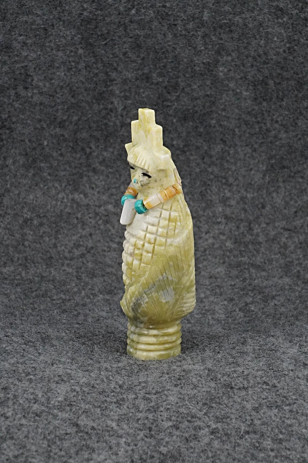 Corn Maiden Zuni Fetish Carving - Farlan & Paulette Quam