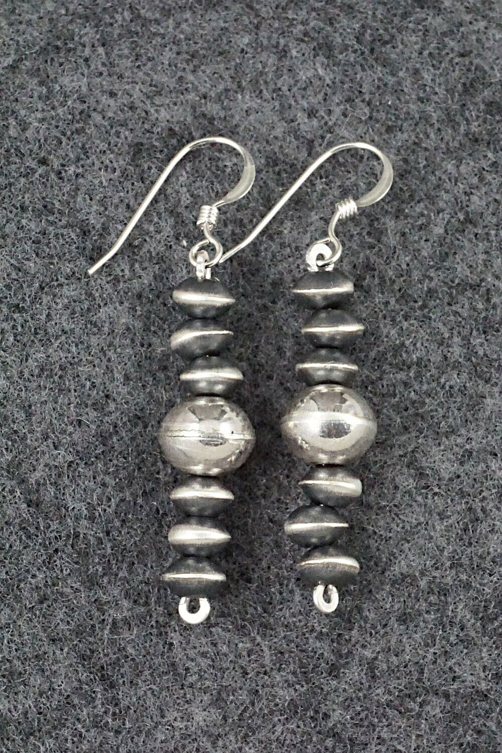 Sterling Silver Navajo Pearl Earrings - Preston Haley
