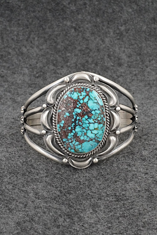 Turquoise & Sterling Silver Bracelet - Raymond Delgarito