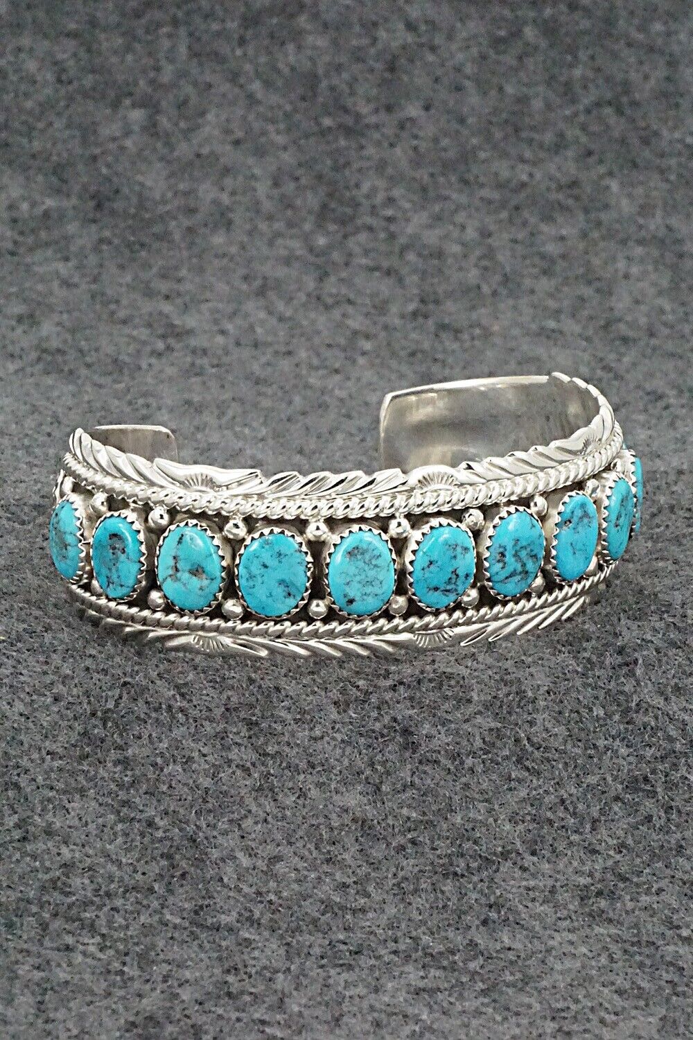 Turquoise & Sterling Silver Bracelet - Martin Muskett