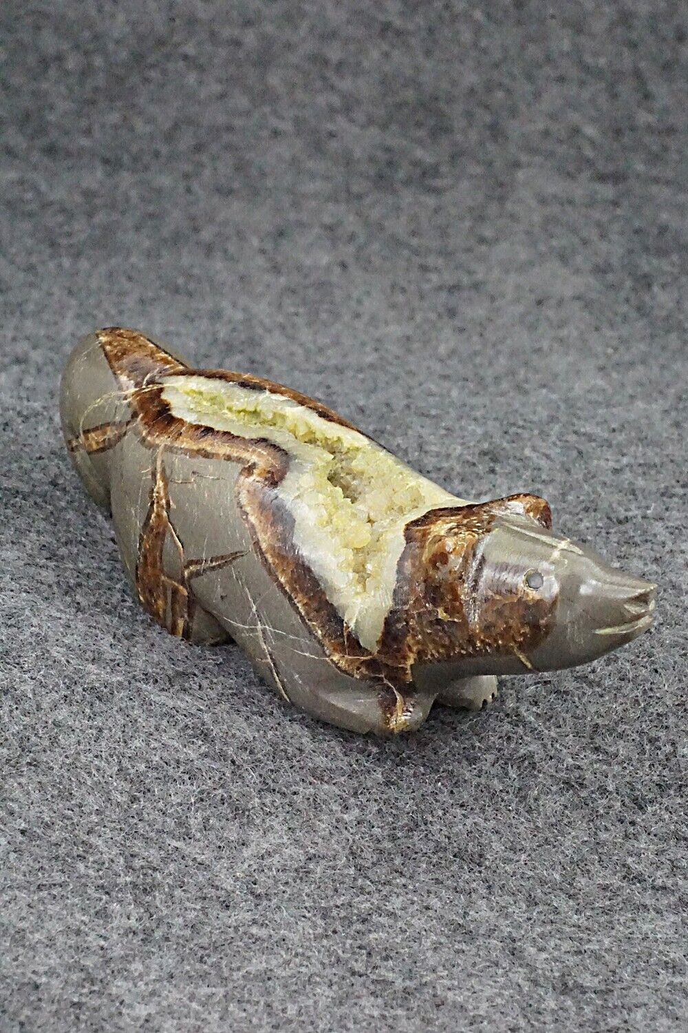Wolf Fetish Carving - Roy Davis