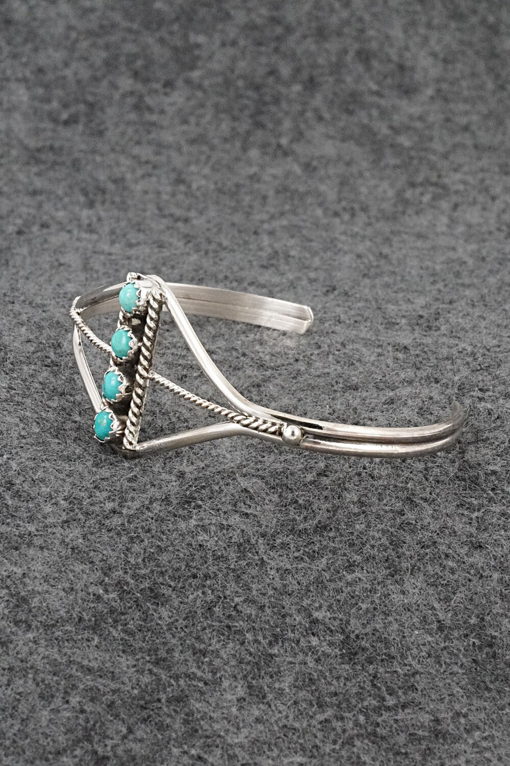 Turquoise & Sterling Silver Bracelet - Janice Spencer