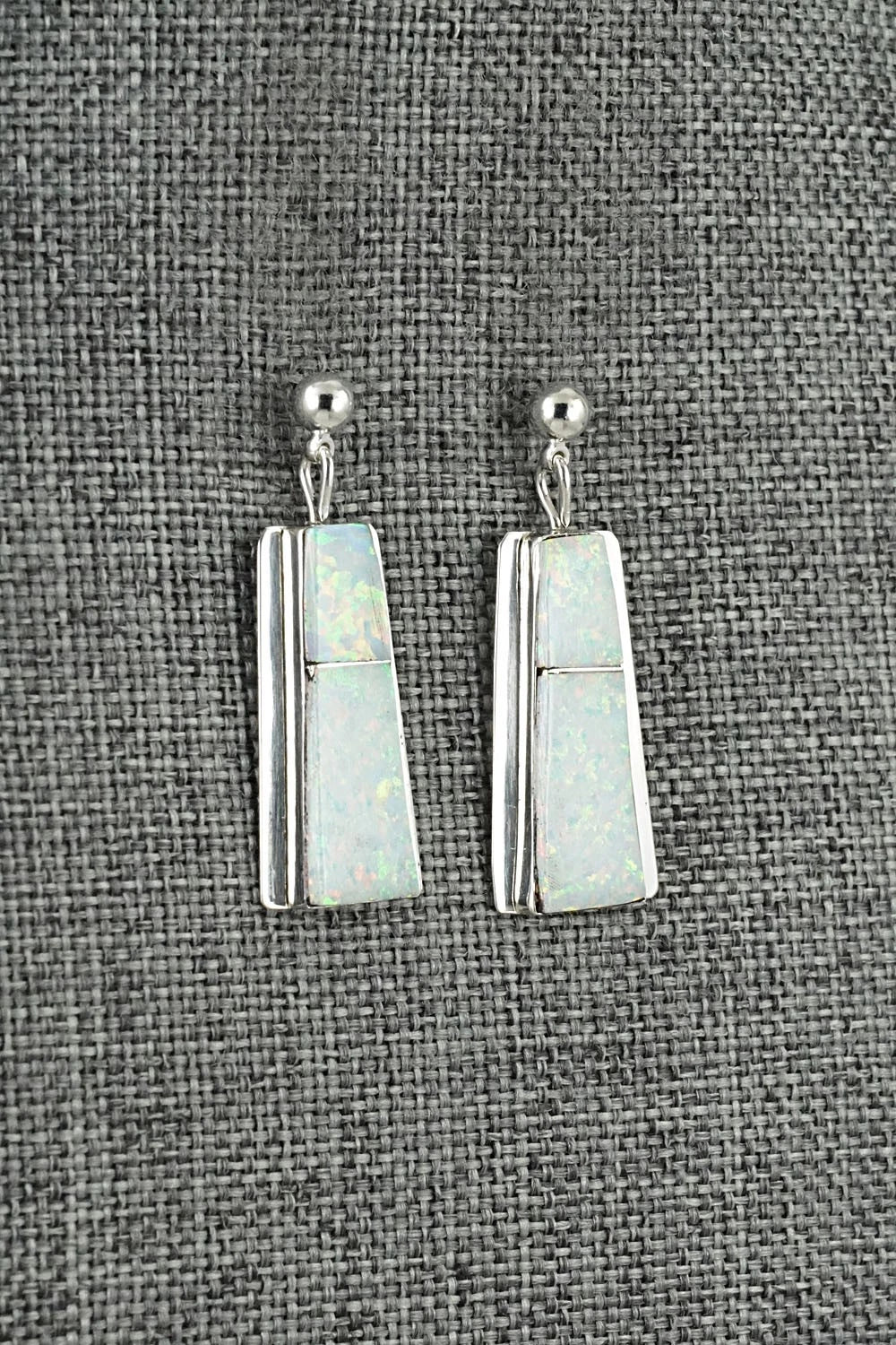Opalite & Sterling Silver Earrings - Brenda Pete