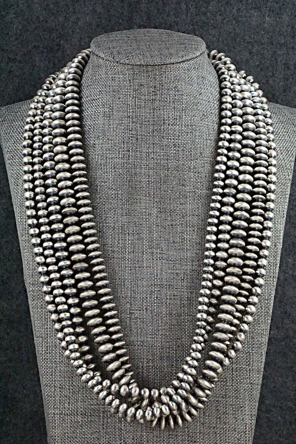 Sterling Silver Navajo Pearl Necklace - Jan Mariano