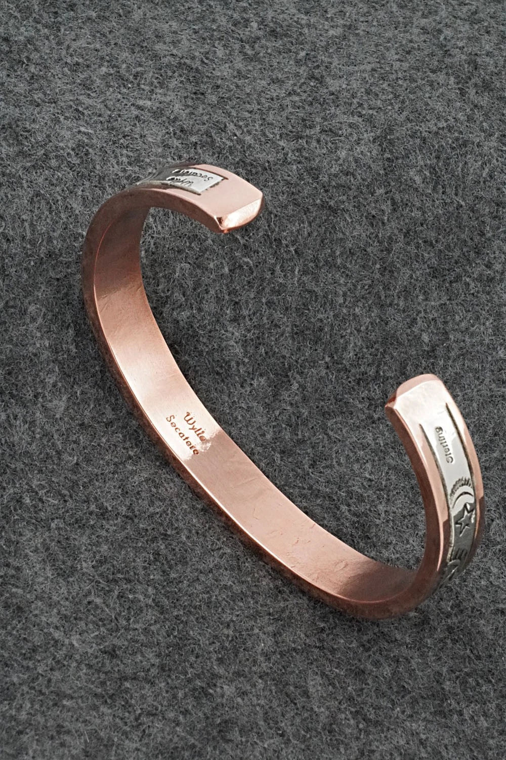 Copper & Sterling Silver Bracelet - Wylie Secatero