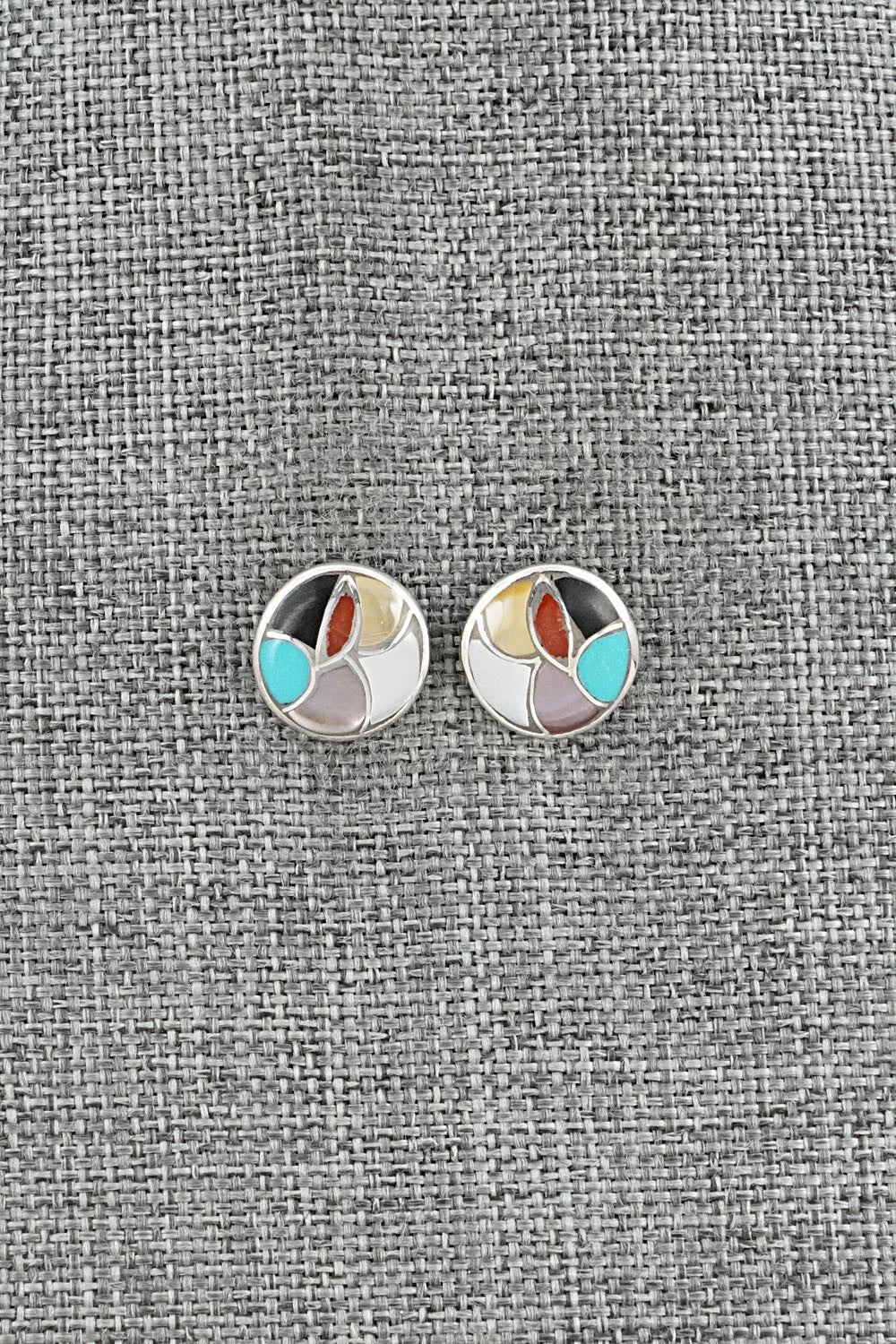 Multi-Stone & Sterling Silver Earrings - Orena Leekya