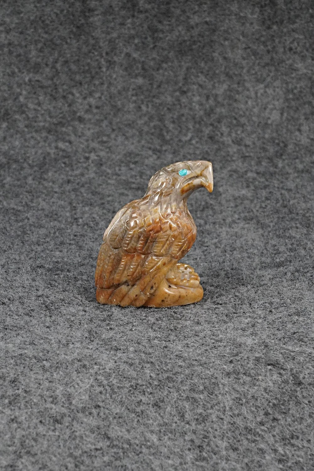 Eagle Zuni Fetish Carving - Randy Lucio