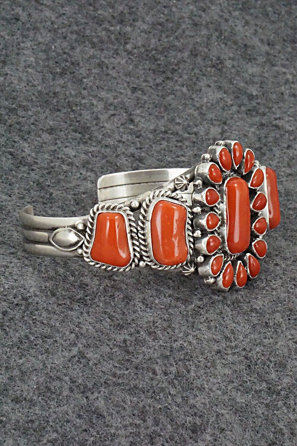 Coral & Sterling Silver Bracelet - Derrick Gordon
