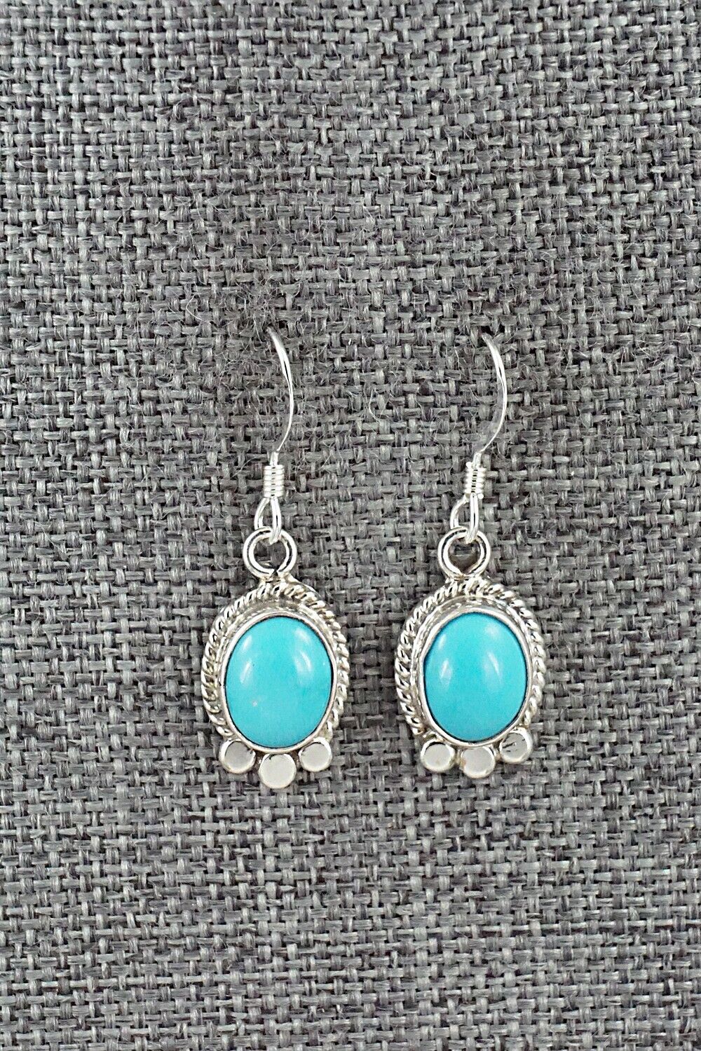 Turquoise and Sterling Silver Earrings - Sharon McCarthy