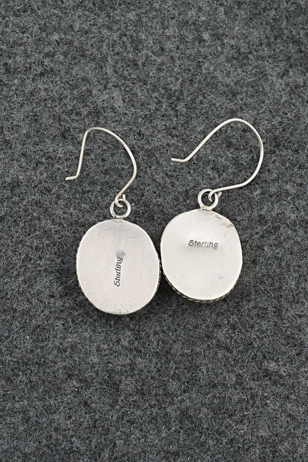 Turquoise & Sterling Silver Earrings - Rosemary Saunders