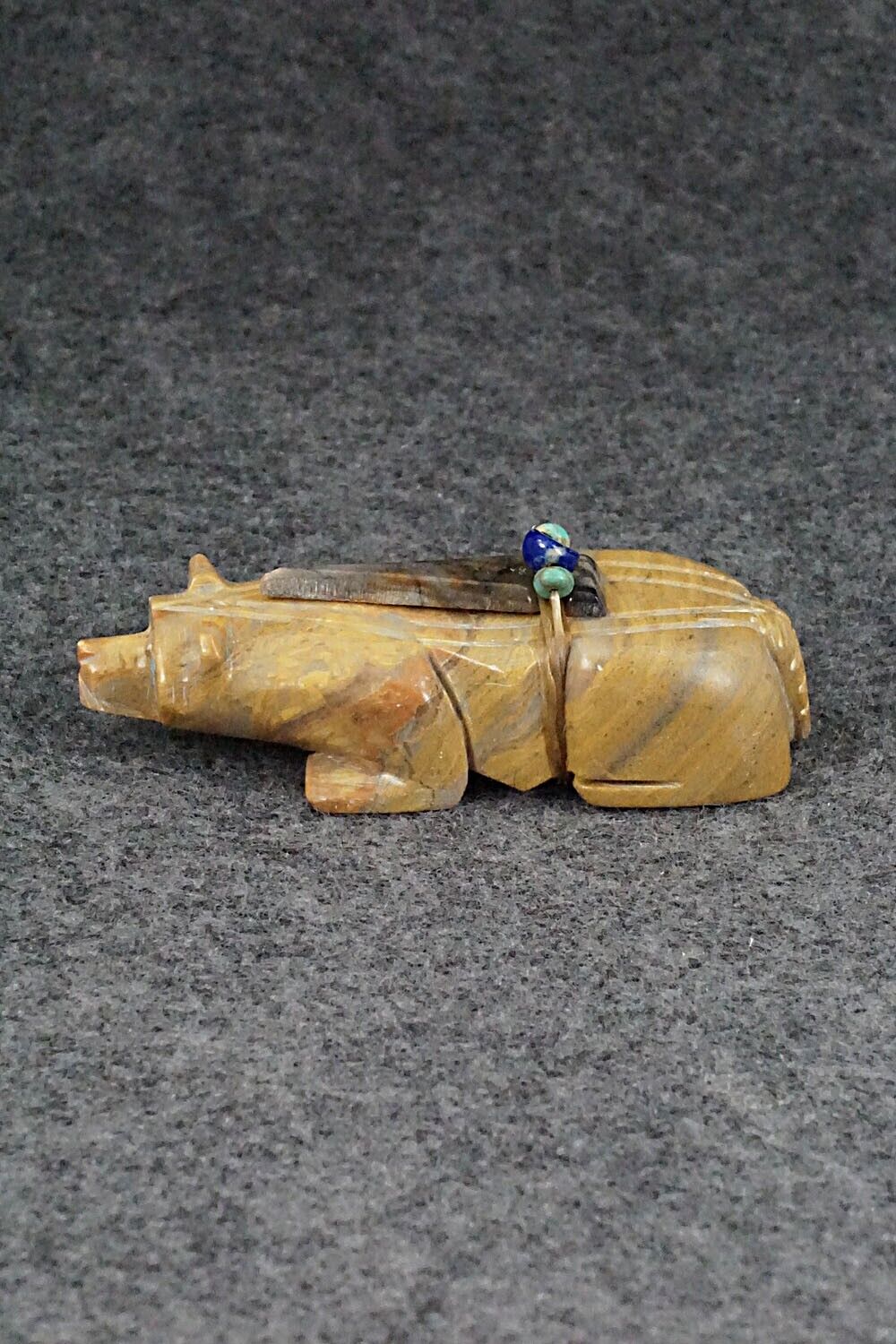 Badger Zuni Fetish Carving - Alex Tsethlikai
