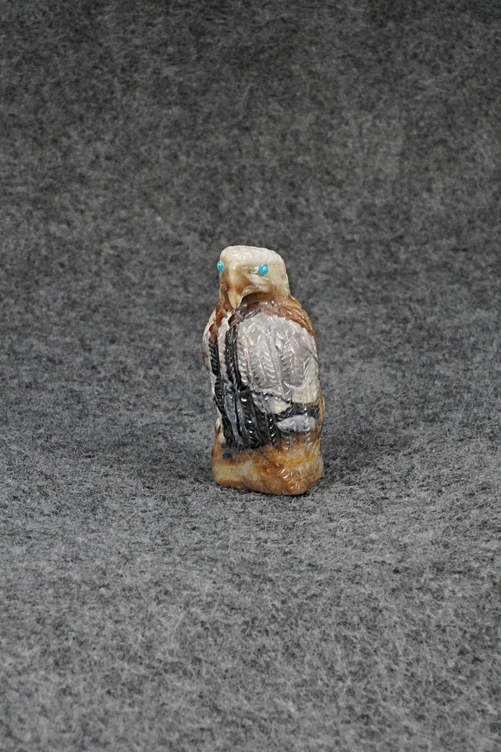 Eagle Zuni Fetish Carving - Randy Lucio