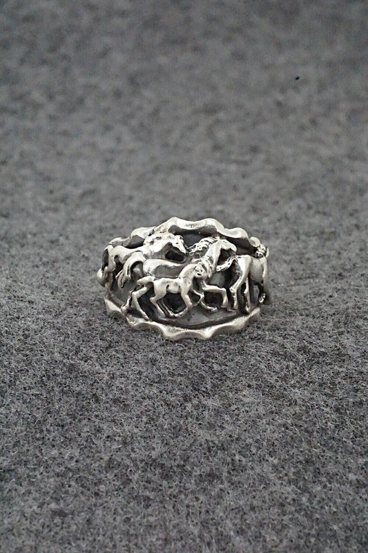 Sterling Silver Ring - Genevieve Francisco - Size 9.75